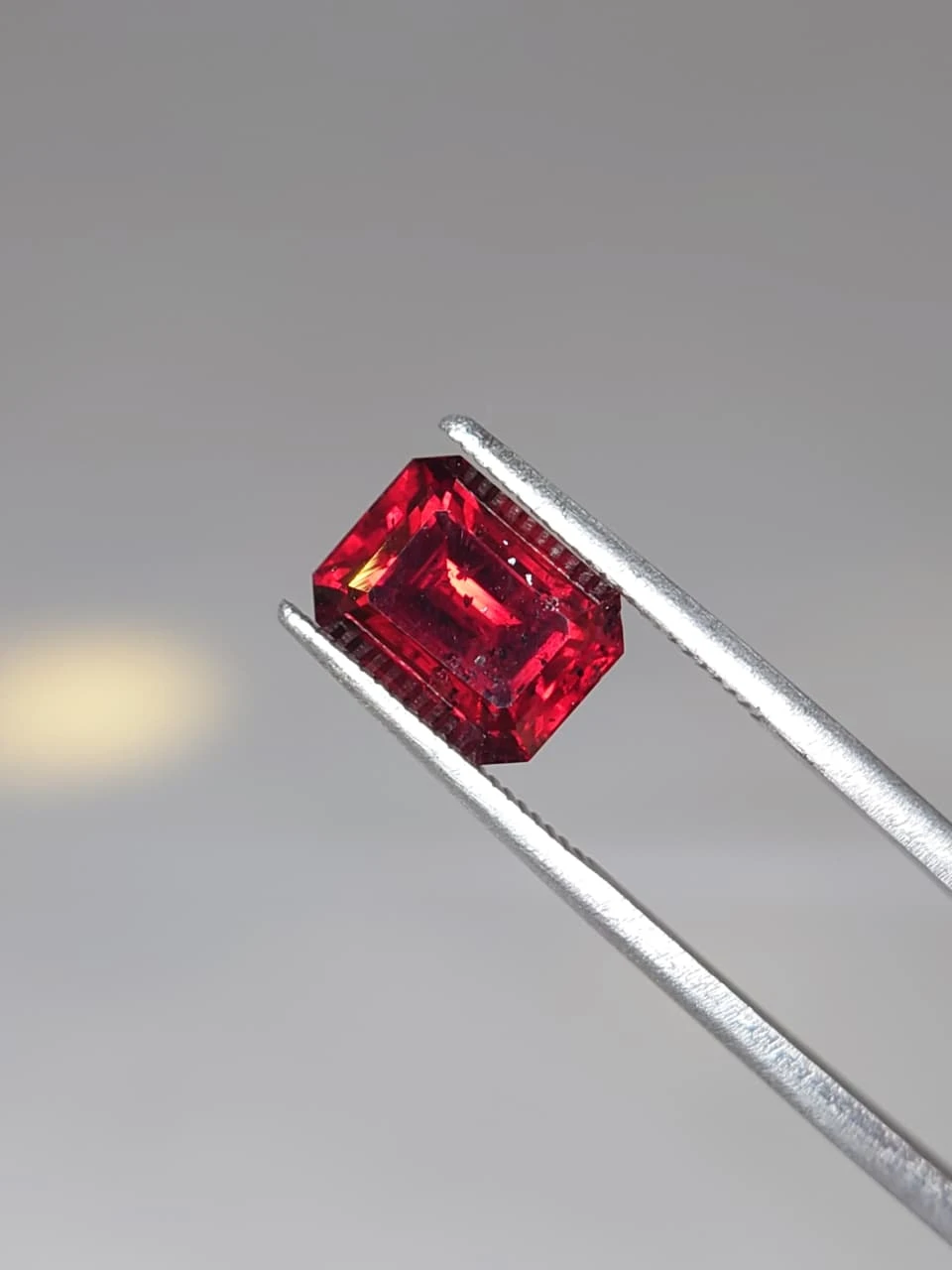 3.9ct Red Malaya Garnet Loose Gemstone from Tanzania — view 2
